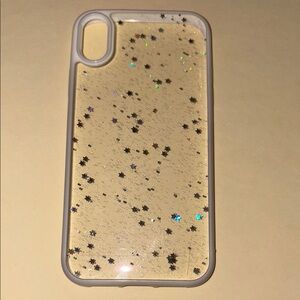 Starry Glitter Phone Case - White